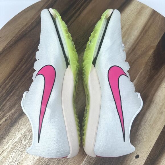 Nike Air Zoom Maxfly Men's Size 9.5 with Spikes Pink White Sail Track DH5359-100 - Picture 6 of 11